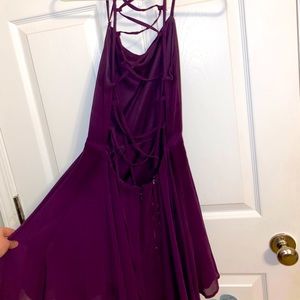 tie back skater dress